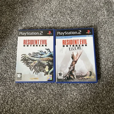 Resident Evil Outbreak & Outbreak File #2 Sony PlayStation 2 - Free Postage - Image 1 of 4