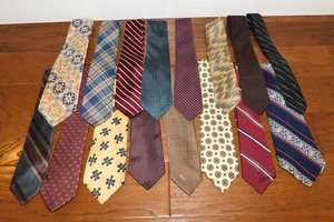 Vintage! SET 15 Herren Krawatten Wembley Tom James Giorgio Armani Nautica WUNDERSCHÖN! - Bild 1 von 10