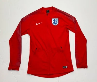 England Nike Dri Fit 2018 World Cup Red Full Zip Anthem Jacket Size Small - Image 1 of 4