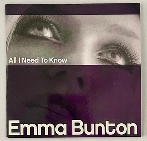 Emma Bunton – All I Need To Know PROMO CD - Picture 1 of 4