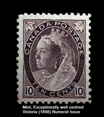 💥CHOICE💥 Canada Sc#83 QUEEN VICTORIA NUMERAL (1898), MINT, VERY FINE CV $750 - Image 1 of 4