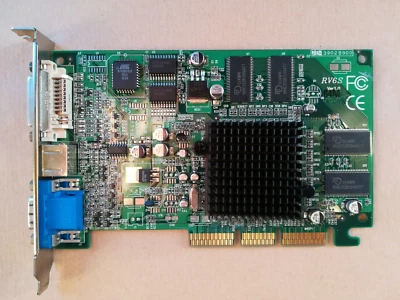 Scheda Video AGP ATI Radeon 7000 RV6S 64MB VGA Retrogaming - Immagine 1 di 3