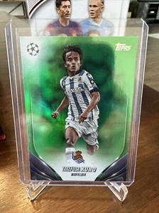 2024 Topps UEFA CLUB COMPETITIONS TAKEFUSA KUBO GREEN FOIL SOCIEDAD 20/99 #45 - Picture 1 of 3