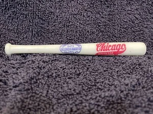 VINTAGE 1970's Chicago White Sox Coin Bank 5 Inch Louisville Slugger Bat, MINT! - Picture 1 of 2