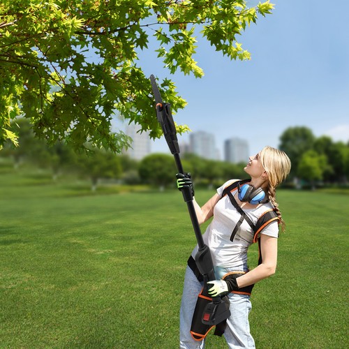 Pole Saw Electric Tree Trimmer Pruner Cordless 21V Battery Power