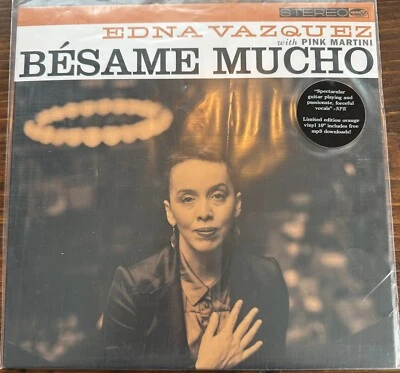 Edna Vazquez w/Pink Martini-Besame Mucho 10” Record Orange Vinyl Limited 2019 - Image 1 of 4