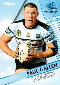 2018 CRONULLA SHARKS NRL Card PAUL GALLEN Traders - Picture 1 of 2