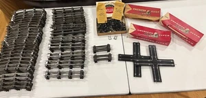 Huge Lot Of American Flyer 3 1/16” Scale Train Track, Track locks, & packaging - Picture 1 of 10