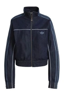 Adidas Originals Womens Denim Japona Navy Jacket Size UK 10 / USA Small / EU 36 - Picture 1 of 11