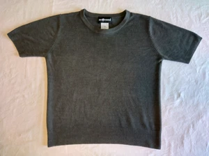 SAG HARBOR Gray Short Sleeve Pullover Sweater Womens Size Medium - Picture 1 of 7