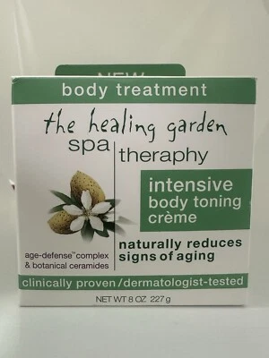 EL JARDÍN CURATIVO - CREMA TONIFICANTE CORPORAL INTENSIVA TERAPIA SPA - 8,0 OZ. - Nuevo en caja Foto 1 de 4