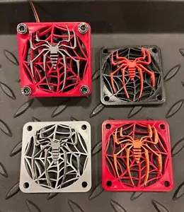 50mm Computer CPU Fan Cover, Arrma Kraton Outcast Motor Cooling Fan 3D Spider - Picture 1 of 9