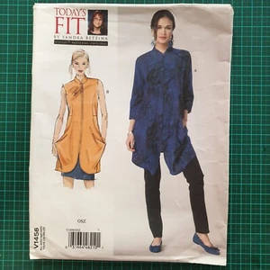 Ladies Vogue Sewing Pattern V1456 Long Tunic All Sizes New Uncut - Picture 1 of 6