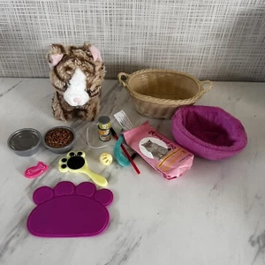 "Lote mixto para perros y accesorios conjunto de juegos muñecas de 18"" nuestra generación OG lote de mascotas ancho x alto" - Imagen 1 de 5