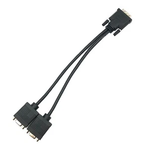 Séparateur de câble adaptateur double VGA Belkin F2E7902-01-SV analogique Y DVI-i vers HD15F - Photo 1/8