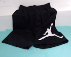 Michael Air Jordan Nike Jumpman Logo Chłopięce LGG (12-13) Czarne siatkowe szorty Siłownia
