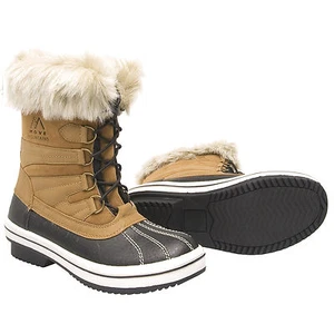 ARCTIC POLAR WOMEN´S DAMEN-BOOTS Gr.36-41 WINTERSTIEFEL STIEFEL GEF. BRAUN/SCHW. - Bild 1 von 6