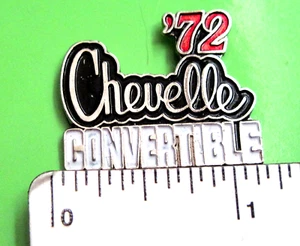 '72 1972 Chevrolet CHEVELLE convertible hat pin , lapel pin, tie tac GIFT BOXED - Picture 1 of 5