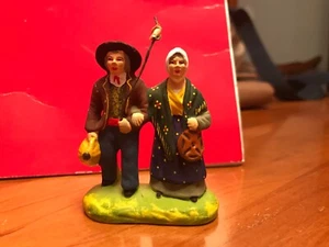 Marcel Carbonel Santons Figure Man and woman - Picture 1 of 5