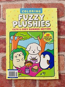 Fuzzy Plushies "Cute & Cozy Summer Edition Coloring Book • 40 Designs - Imagen 1 de 1