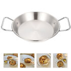  Stainless Steel Pan Stovetop Griddle Wok for Induction Cooktop