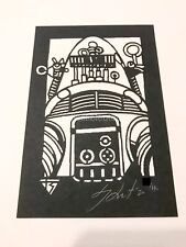 Tyler Stout Robby the Robot Kolcut Laser Cut Radiation Burn Art Print Handbill