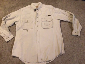 Woolrich Hunting Shirt 100% Cotton Canvas Outdoors Utility LS - Picture 1 of 7