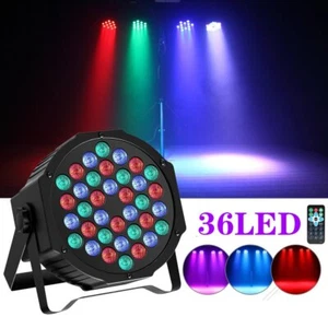 36LED Par Can Light RGBW LED Stage Lighting DMX Wedding Bar DJ Disco Party Light - Picture 1 of 12
