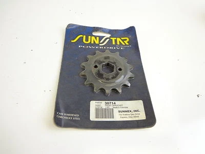 Piñón delantero de acero Honda Nighthawk 250 Sunstar 1991-2008 14 dientes  Foto 1 de 2