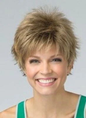 "LIZZY" RENE OF PARIS HI FASHION WIG *ROOTED COLORS SHORT SPIKEY - Изображение 1 из 4