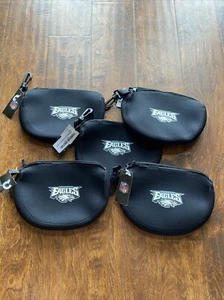 5 NFL Philadelphia Eagles Clutch Klutch Zipper Neoprene Pouch Handbag W/ Clip - Picture 1 of 3