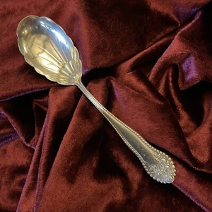 LANCASTER by Gorham Sterling Sugar Serving Spoon 6 1/8" Mono”S” A+—Fancy Bowl - Picture 1 of 6