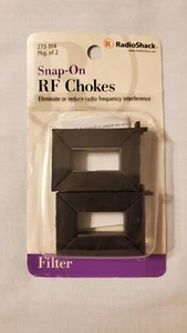 Pack of 2 Radio Shack Snap-On RF Chokes part #273-0104. New in the Package - Picture 1 of 1