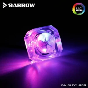 Barrow LRC2.0 Version Water Cooling System Water Flow Meter Aurora SLFV1-RGB - Picture 1 of 14