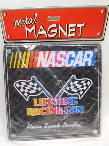NASCAR Racing Fridge Magnet Life Time Racing Fan Magnet Cover