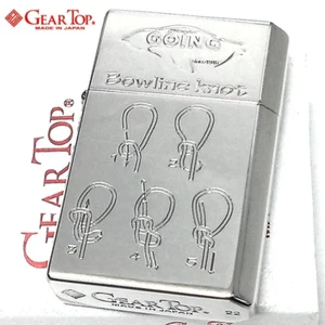 Gear Top Geartop Penguin Going GT- Bowing knot rope Oil Lighter Made in Japan - Picture 1 of 5
