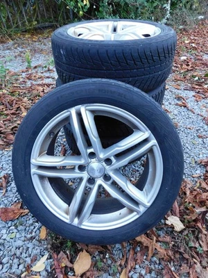 VW Tiguan 5N M+S 4 Kompletträder Alufelgen 235/50/R18101V-XL - Bild 1 von 4