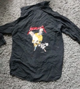 VINTAGE TRONTEX METALLICA DAMAGE INC LONG SLEEVE SHIRT 1987 - Picture 1 of 12