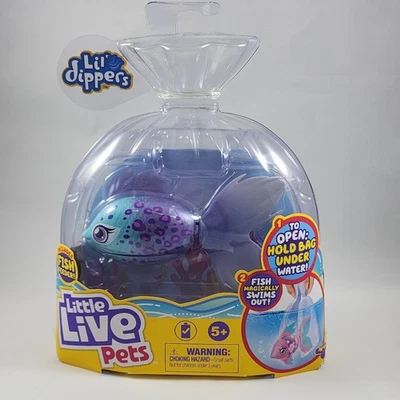 Little Live Pets Lil' Dippers FURTAIL Water Swimming Fish Toy NEW IN PACKAGING - Image 1 of 4