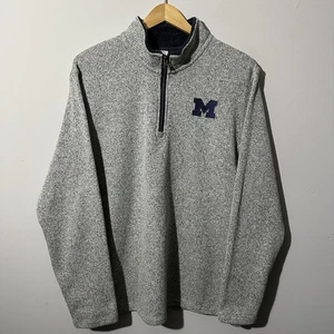 Michigan Wolverines Pro Edge Knights Apparel 1/4 Zip Sweatshirt Mens XL Pullover - Picture 1 of 7