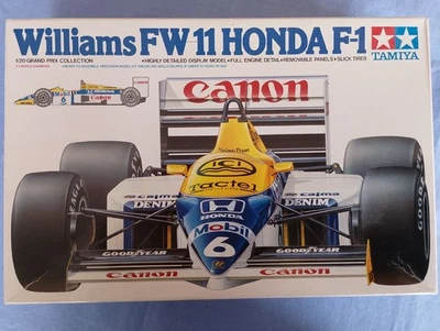 Tamiya Williams FW11 Honda F1 Prost & Senna 1986 1:20 Scale Model - Image 1 of 4