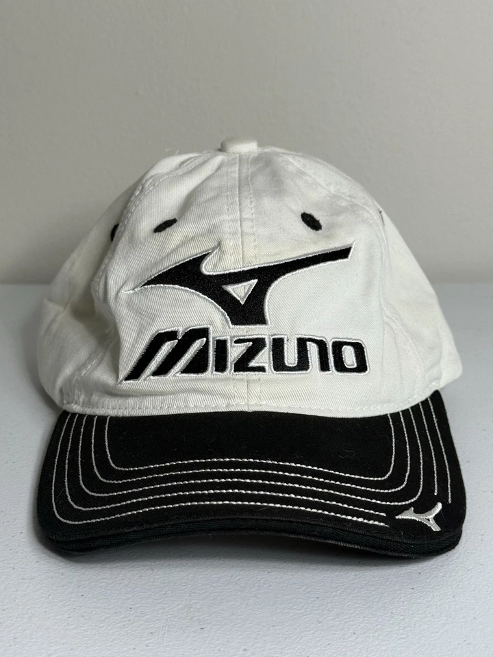 Sombrero de golf vintage Mizuno ajustable negro blanco multicolor Foto 1 de 4