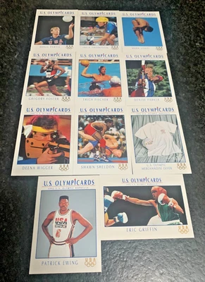 1 pack 1992 U,S, Olympic cards Featuring Patrick Ewing & more   ~Mint~ — 第 1/2 张图片