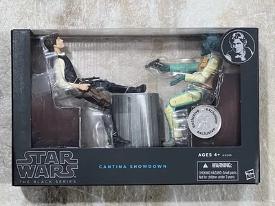 Star Wars The Black Series TRU Exclusive Cantina Showdown: Han Solo & Greedo Novo na caixa - Imagem 1 de 2