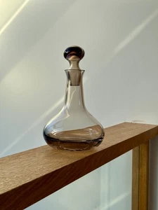 70er Jahre Lybster Rauchglas Karaffe von Colin Terris für Caithness Glas - Bild 1 von 19