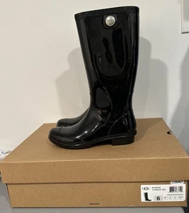 Stivali da pioggia UGG donna Shaye neri taglia 6 - Foto 1 di 4