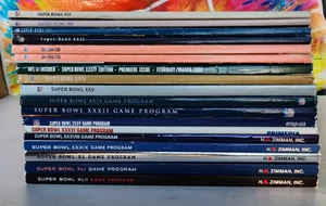 Vintage Lot 17 Super Bowl Programme # XVI bis XLII 1982 bis 2008 - Bild 1 von 7