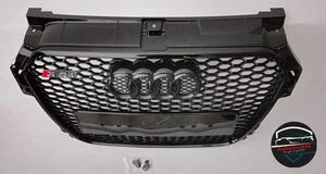 Calandre noir brillant look RS pour AUDI A1 phase 1 de 2010 à 10/2014 - Imagen 1 de 4