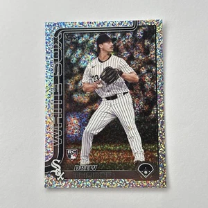 2025 Topps Series 1 - Drew Thorpe #320 Chicago White Sox Confetti Foil (RC) - Picture 1 of 2