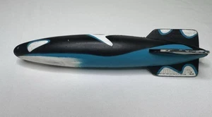 SwimWays Toypedo Orca Whale Torpedo 10” Vintage Swimming Pool Diving Toy - Imagen 1 de 7